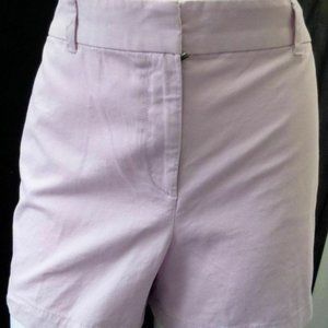 LOFT   LAVENDER CASUAL DRESS COTTON ORIGINAL CHINO SHORTS SIZE: 16 NWT